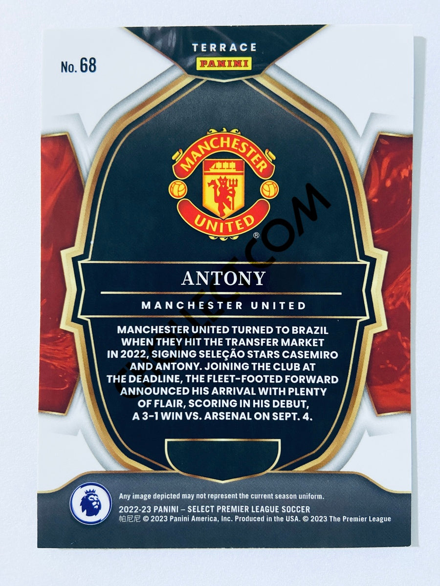 Antony - Manchester United 2022-23 Panini Select Premier League Terrace #68