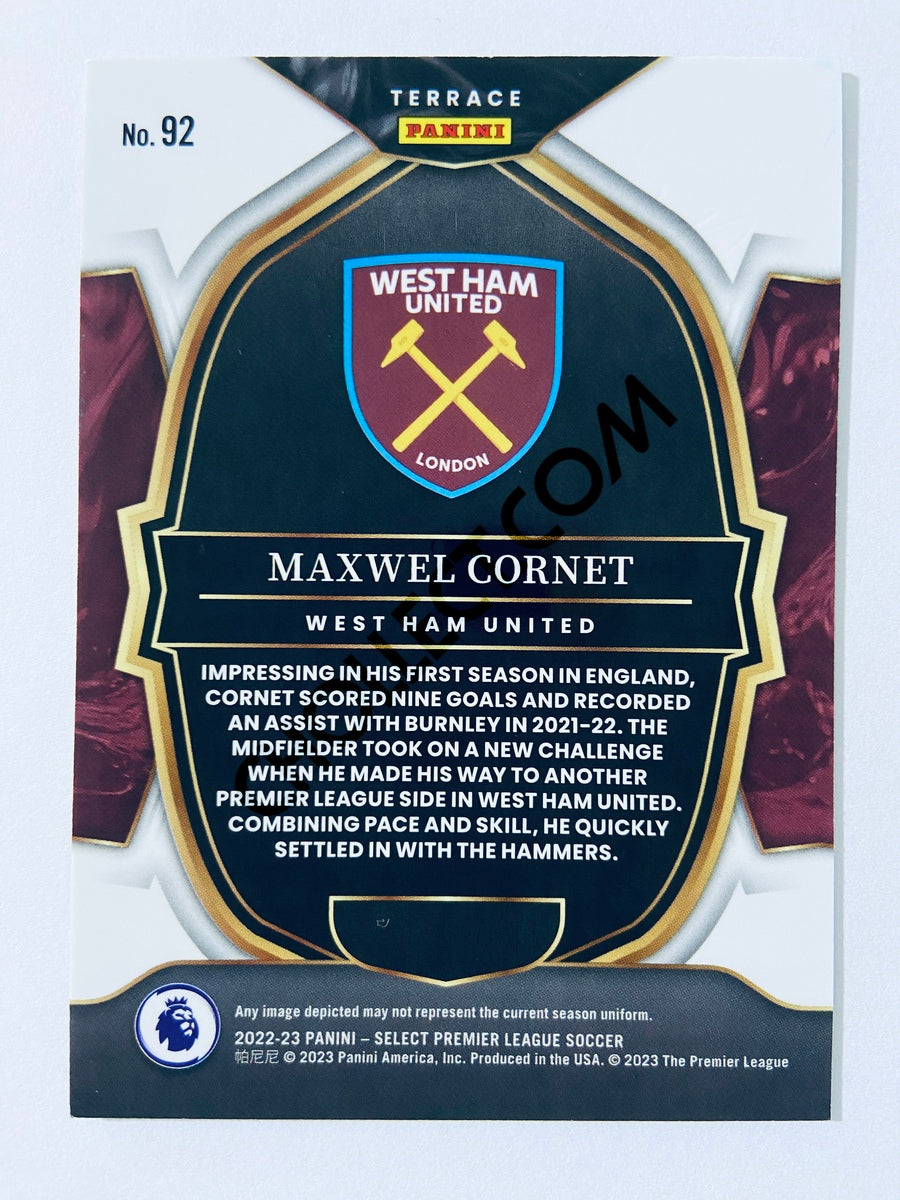 Maxwel Cornet - West Ham United 2022-23 Panini Select Premier League Terrace #92