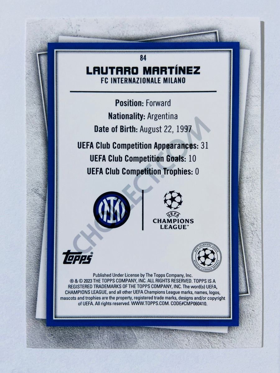 Lautaro Martínez - FC Internazionale Milano 2022-23 Topps UEFA Superstars #84