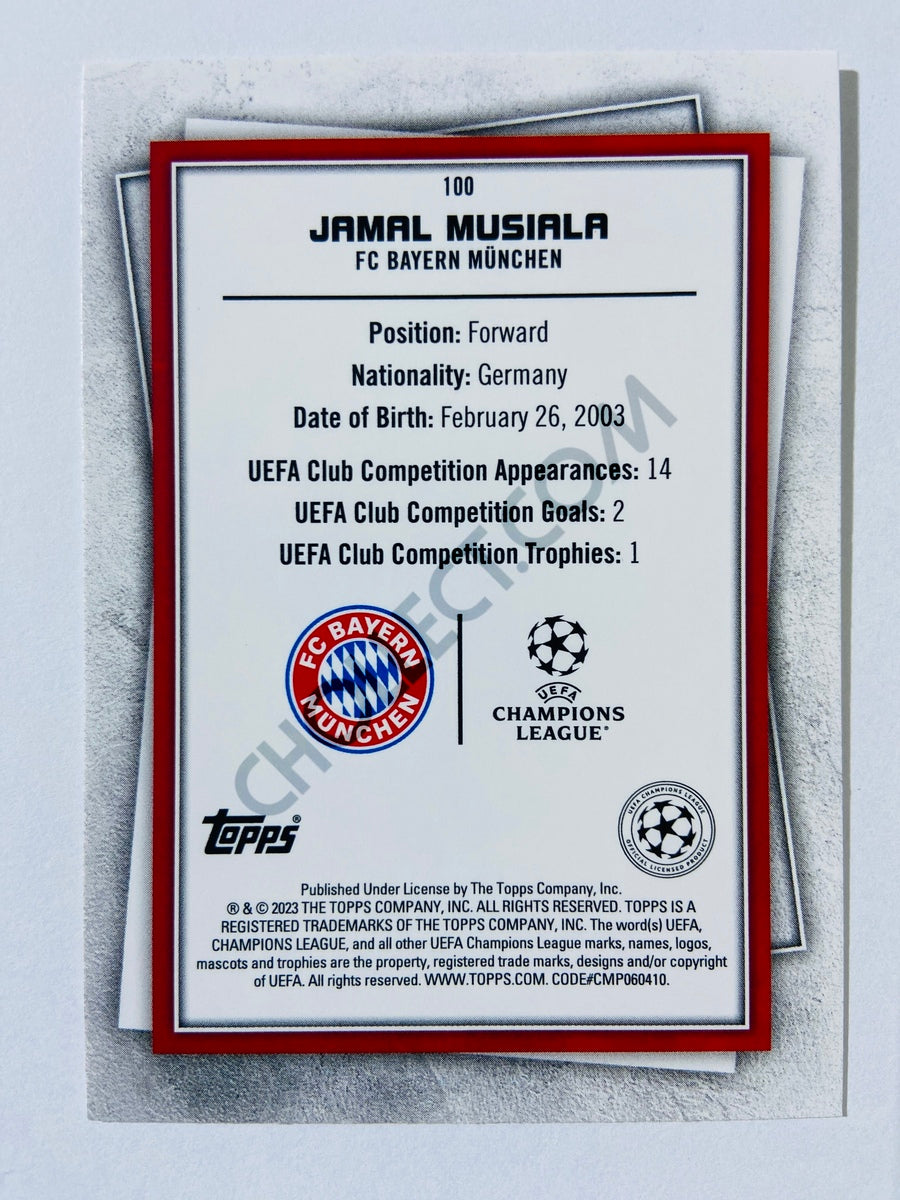 Jamal Musiala - FC Bayern München 2022-23 Topps UEFA Superstars #100