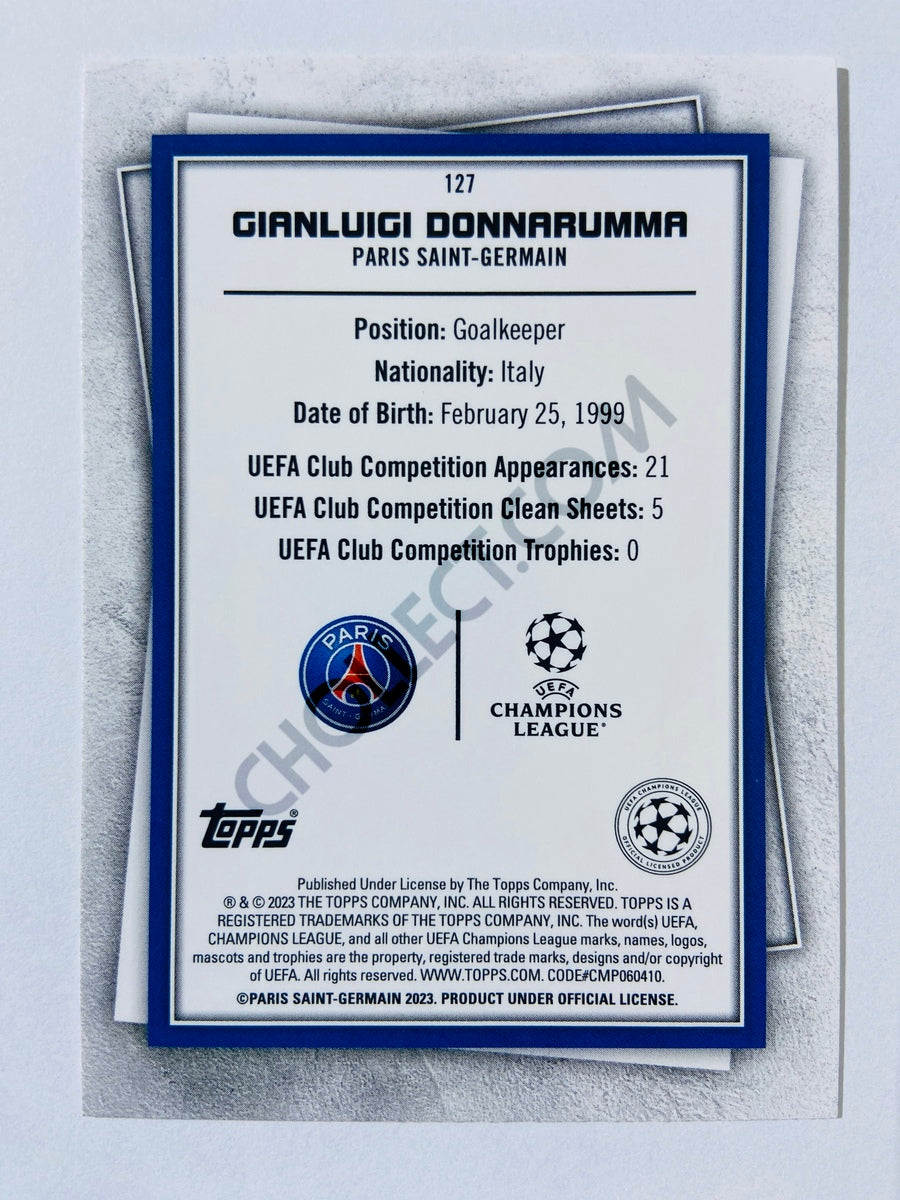 Gianluigi Donnarumma - Paris Saint-Germain 2022-23 Topps UEFA Superstars #127