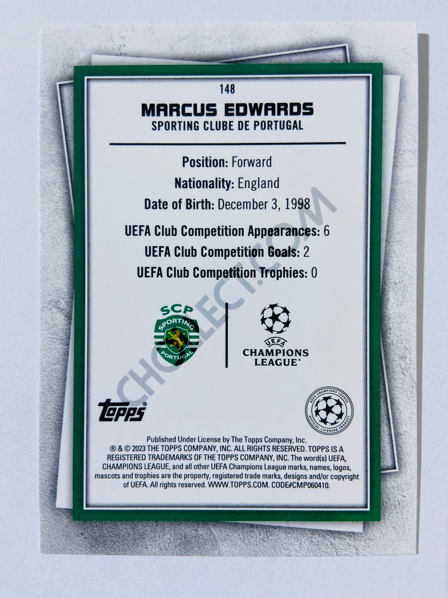 Marcus Edwards - Sporting Clube de Portugal 2022-23 Topps UEFA Superstars RC Rookie #148
