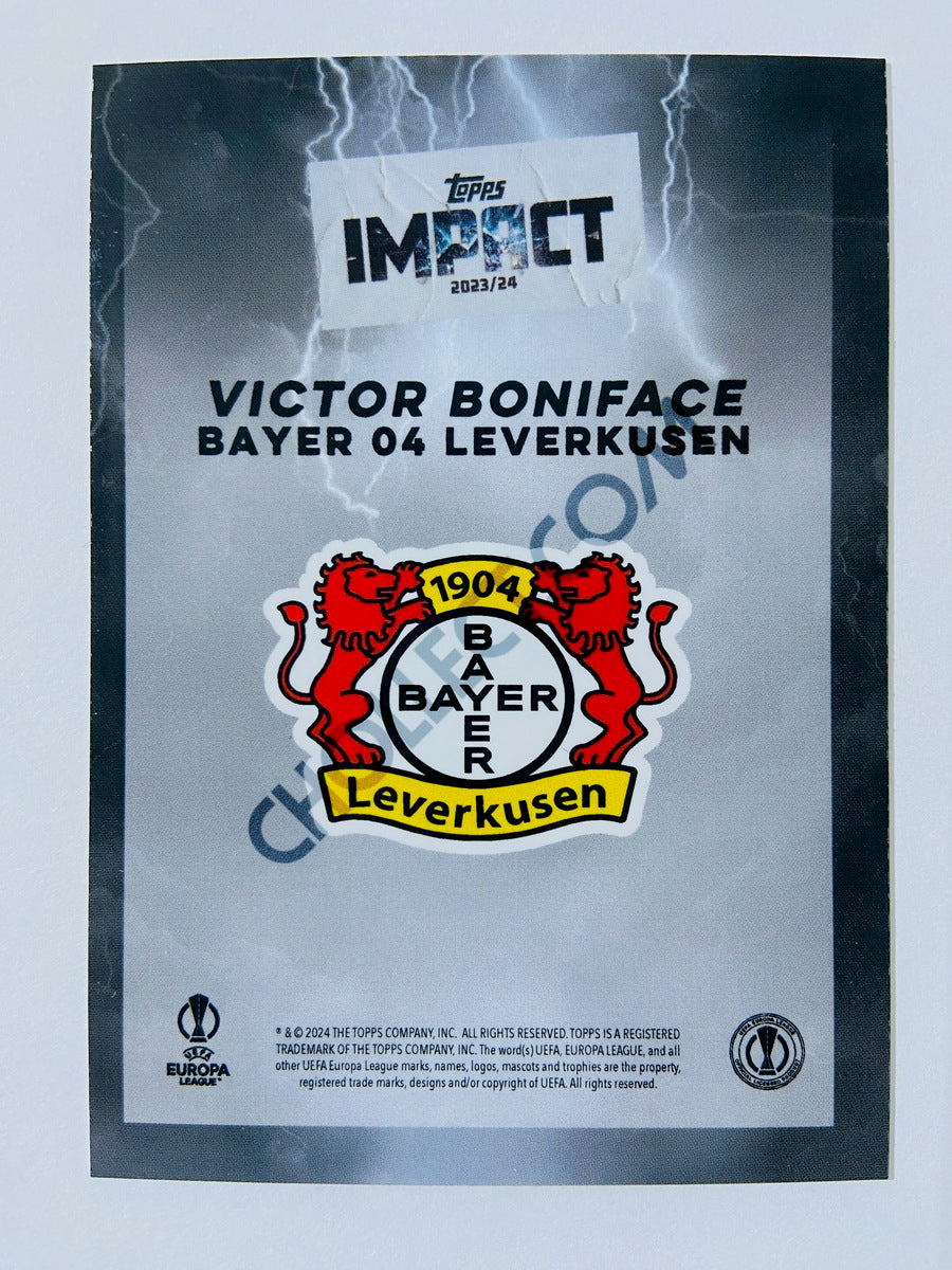 Victor Boniface - Bayer 04 Leverkusen 2023-24 Topps Impact