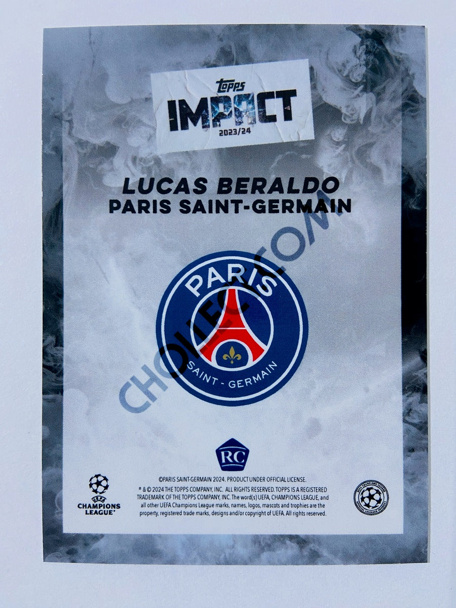 Lucas Beraldo - Paris Saint-Germain 2023-24 Topps Impact RC Rookie