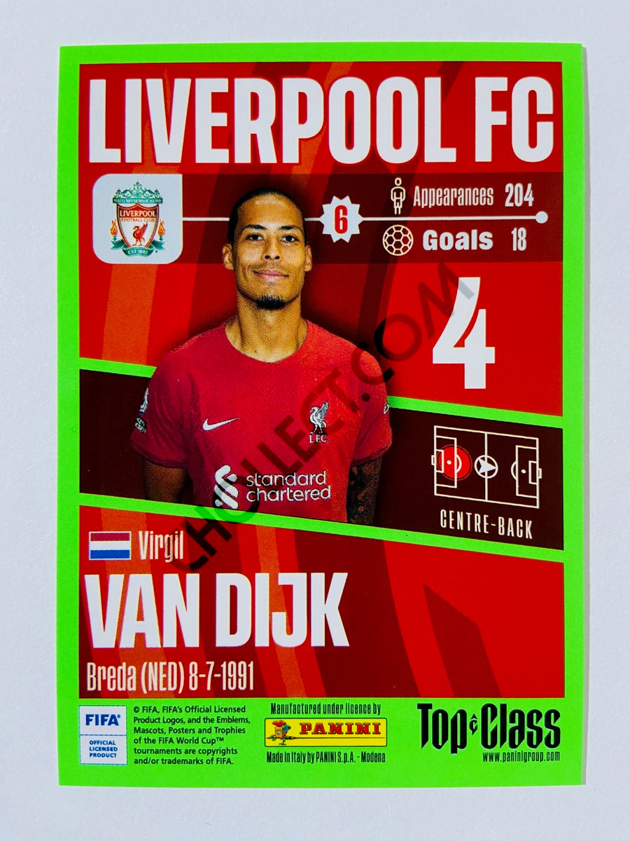 Virgil van Dijk - Liverpool FC 2023 Panini Top Class #19