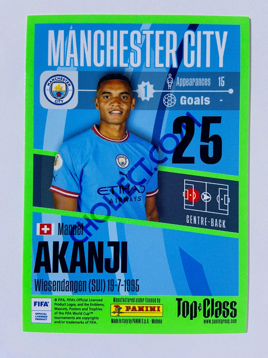 Manuel Akanji - Manchester City 2023 Panini Top Class #20