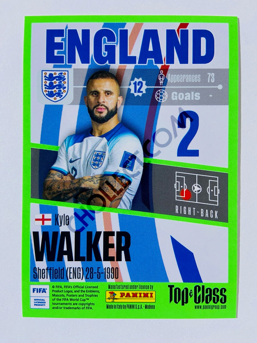 Kyle Walker - England 2023 Panini Top Class #30