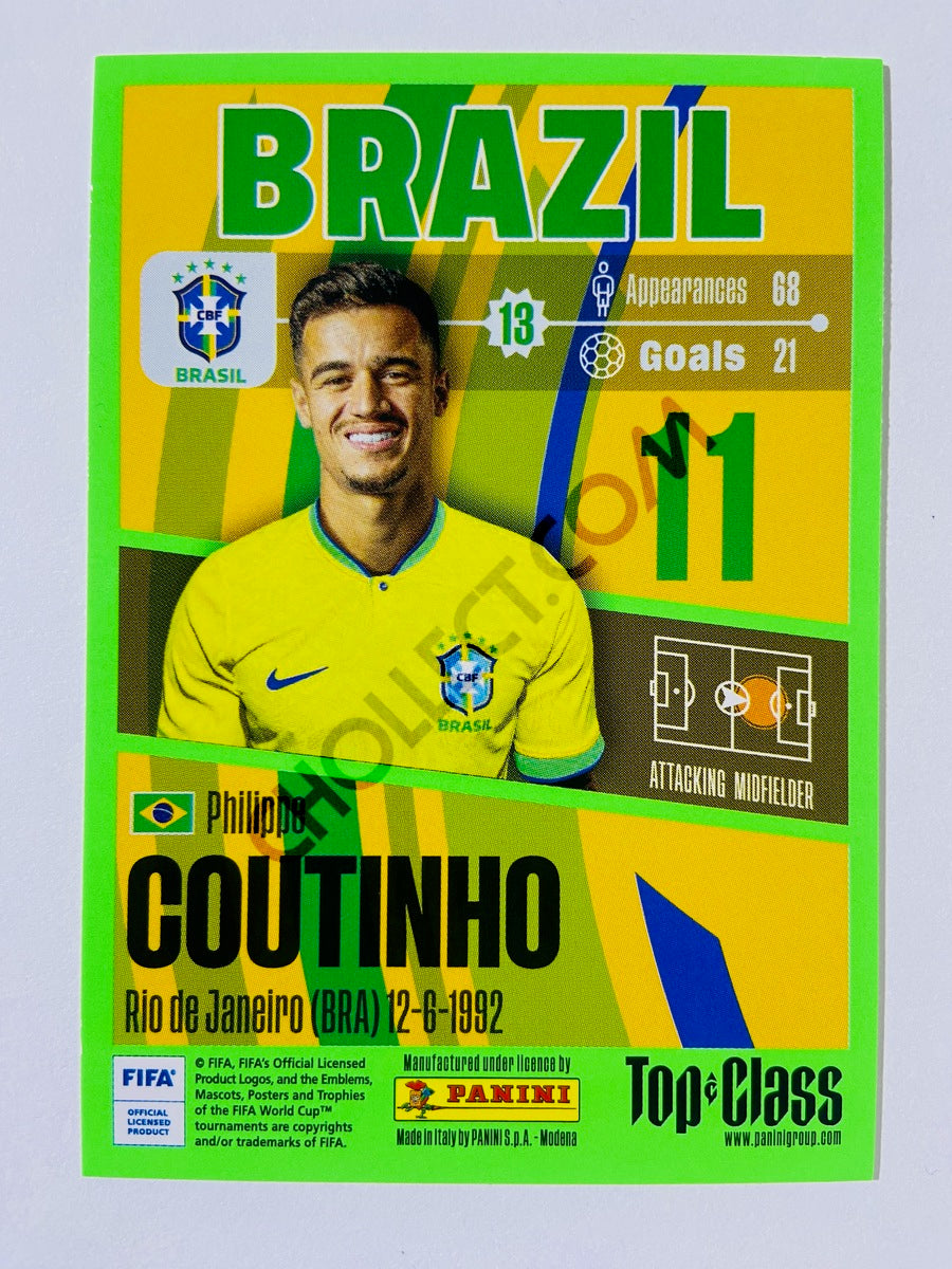 Philippe Coutinho - Brazil 2023 Panini Top Class #67