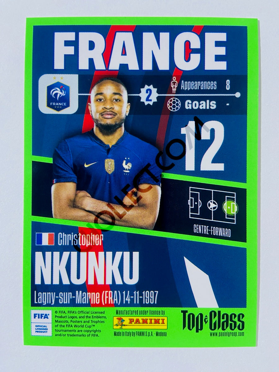 Christopher Nkunku - France 2023 Panini Top Class #124