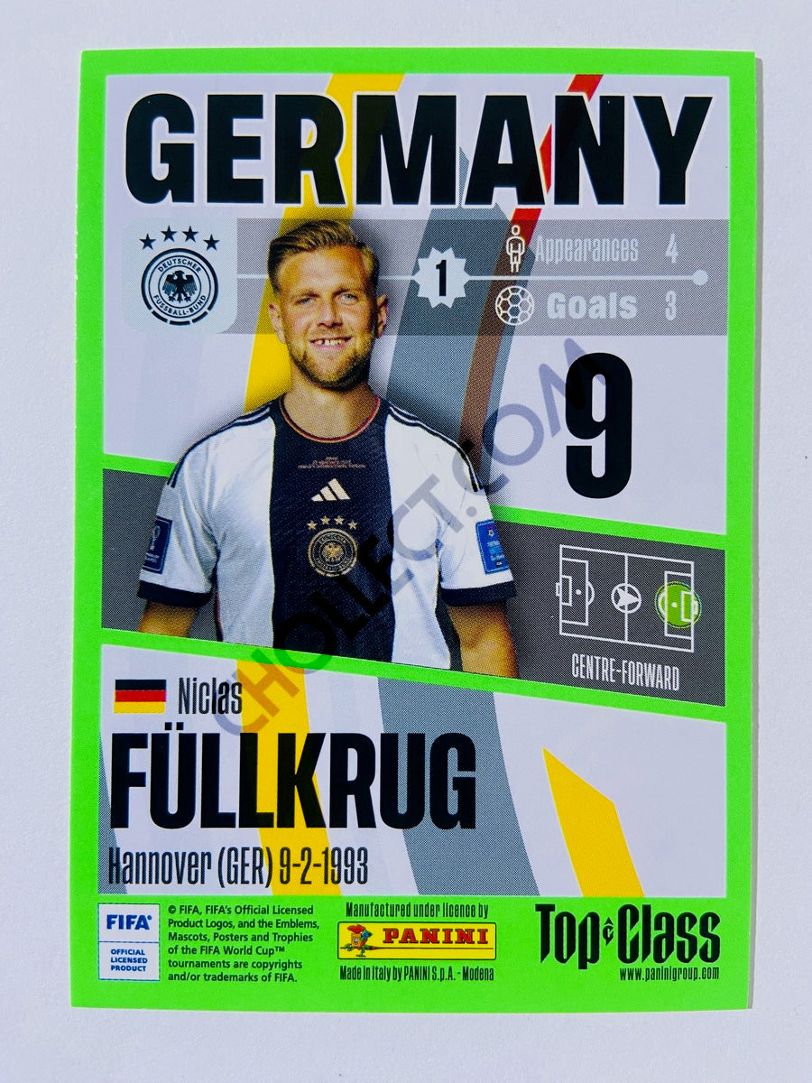Niclas Füllkrug - Germany 2023 Panini Top Class #125