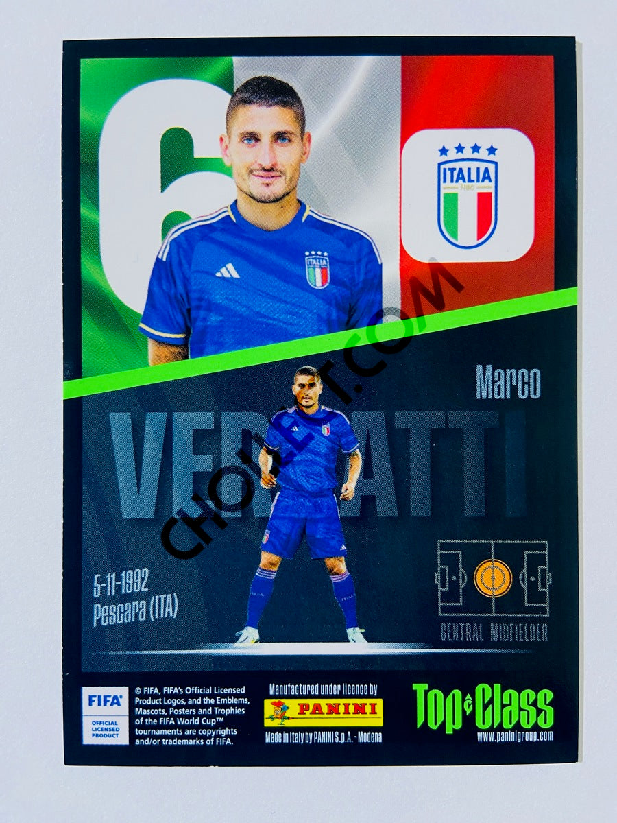 Marco Verratti - Italy 2023 Panini Top Class Holo Giants