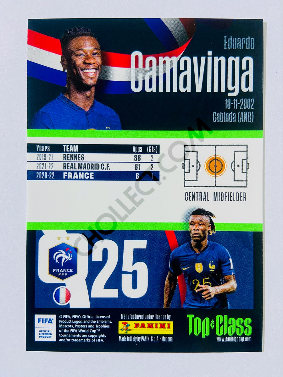 Eduardo Camavinga - France 2023 Panini Top Class New Sensation #255