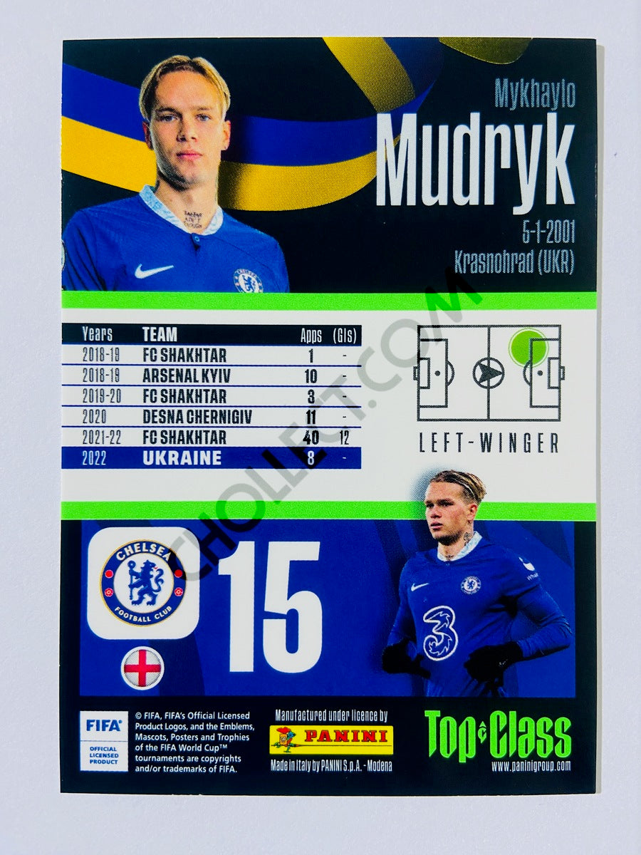 Mykhaylo Mudryk - Chelsea FC 2023 Panini Top Class New Sensation #259