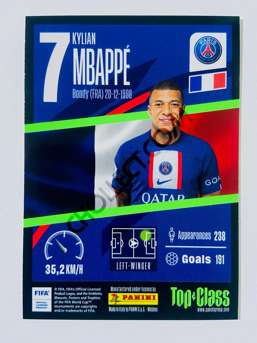 Kylian Mbappe - Paris Saint-Germain 2023 Panini Top Class Supersonic #159
