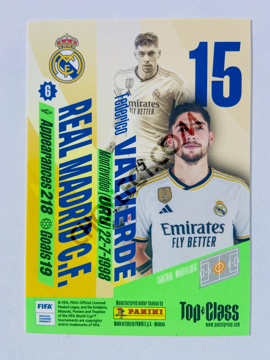 Federico Valverde – Real Madrid 2024 Panini Top Class #51