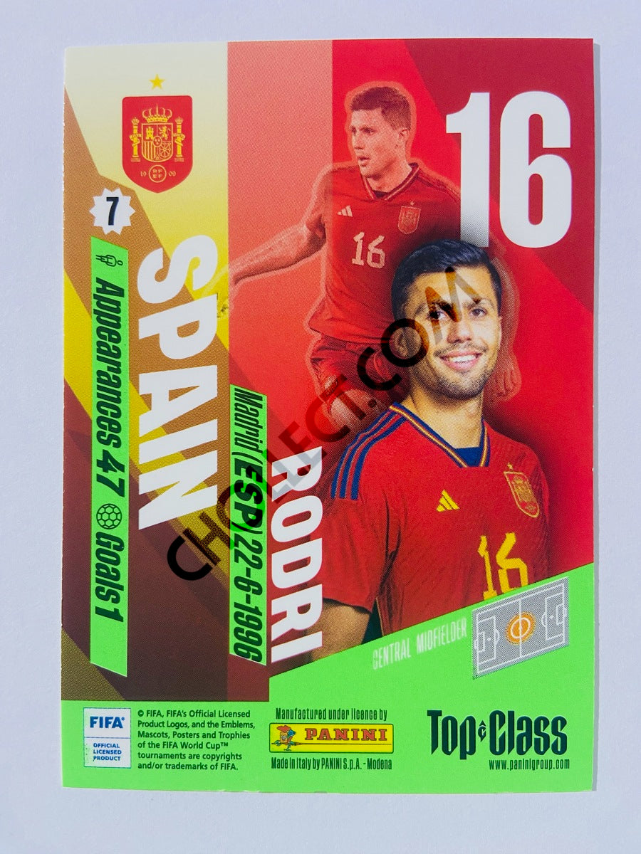 Rodri - Spain 2024 Panini Top Class #62