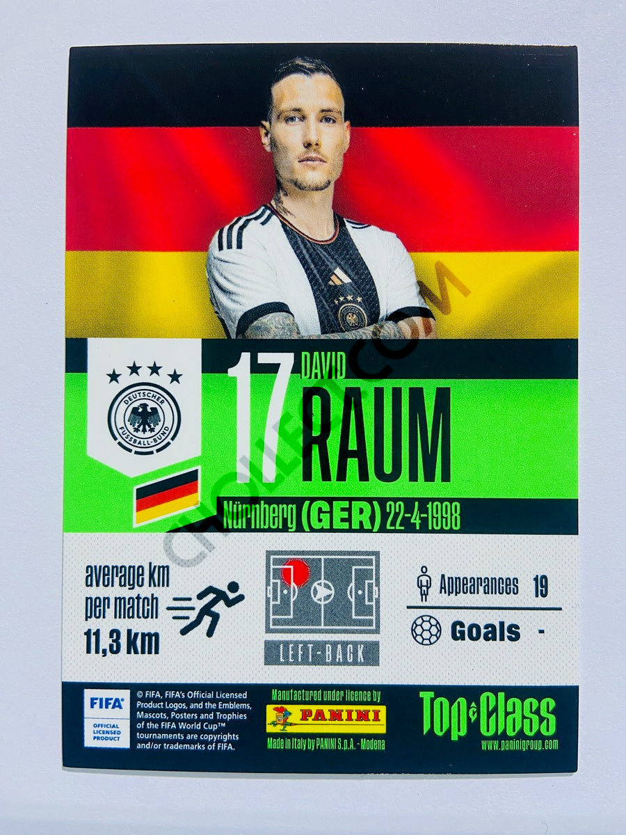 David Raum – Germany 2024 Panini Top Class Electric #156