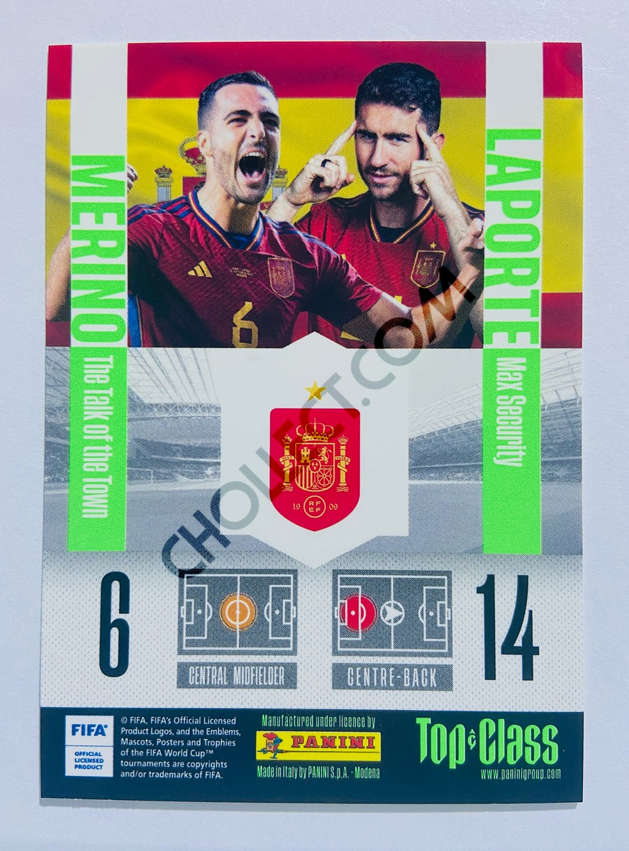 Mikel Merino / Aymeric Laporte – Spain 2024 Panini Top Class Magic Mix #232