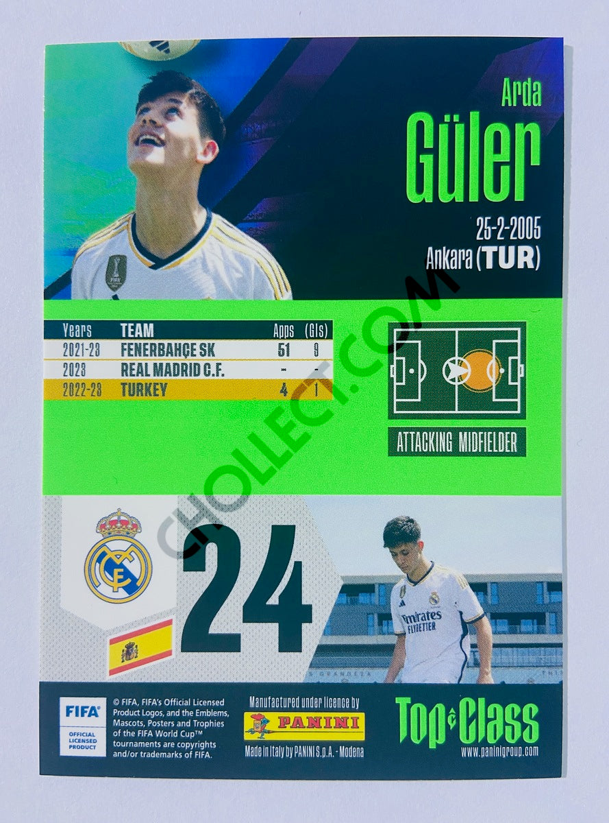 Arda Güler – Real Madrid 2024 Panini Top Class New Sensation #254