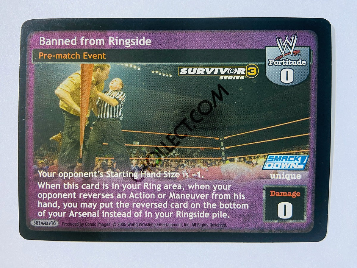 Banned from Ringside (SS3, Foil, Ultra Rare)