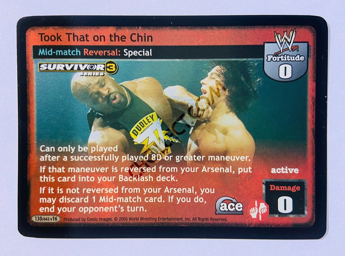 Took That on the Chin (SS3, Foil)