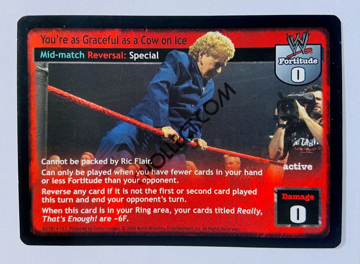 You're as Graceful as a Cow on Ice