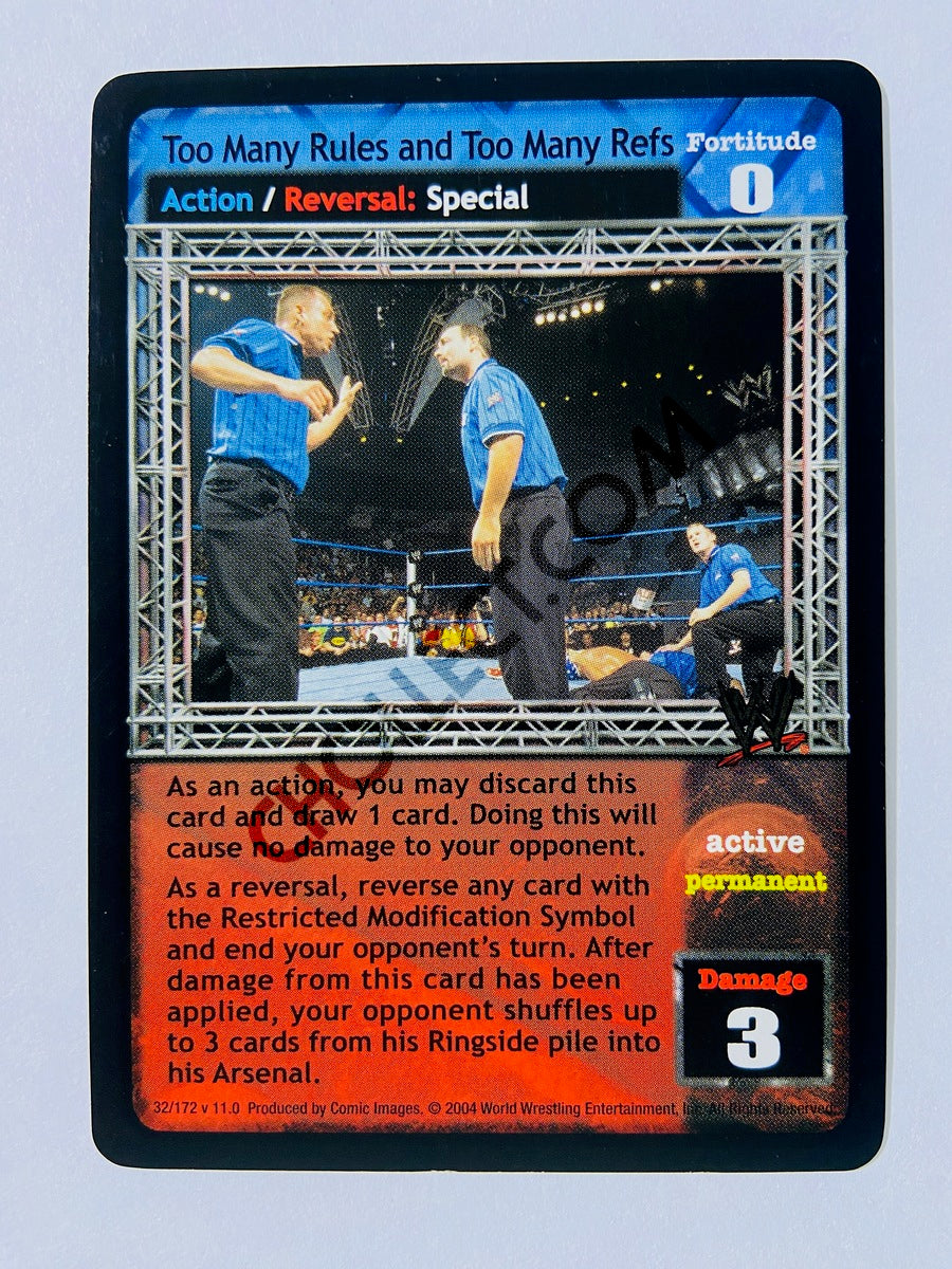 Too Many Rules and Too Many Refs (Rare)
