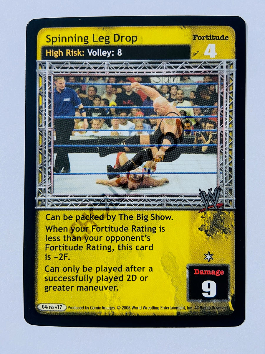 Spinning Leg Drop