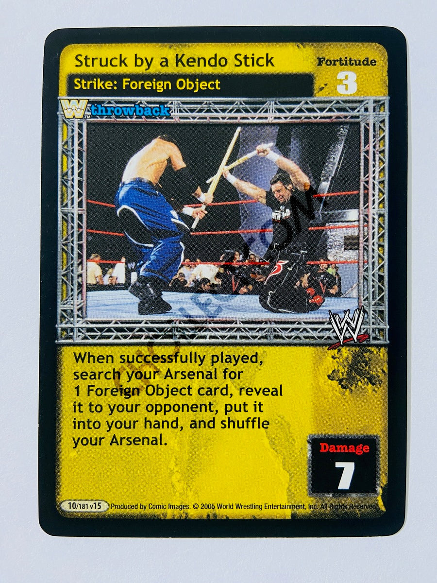 Struck by a Kendo Stick