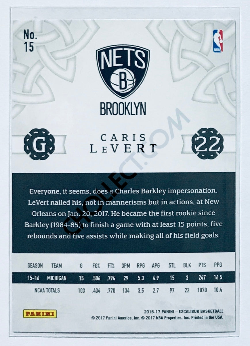 Caris Levert - Brooklyn Nets 2016-17 Panini Excalibur RC Rookie #15