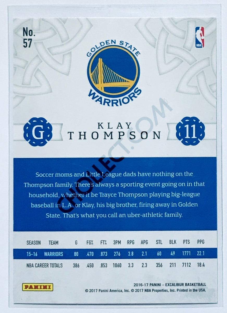 Klay Thompson - Golden State Warriors 2016-17 Panini Excalibur #57