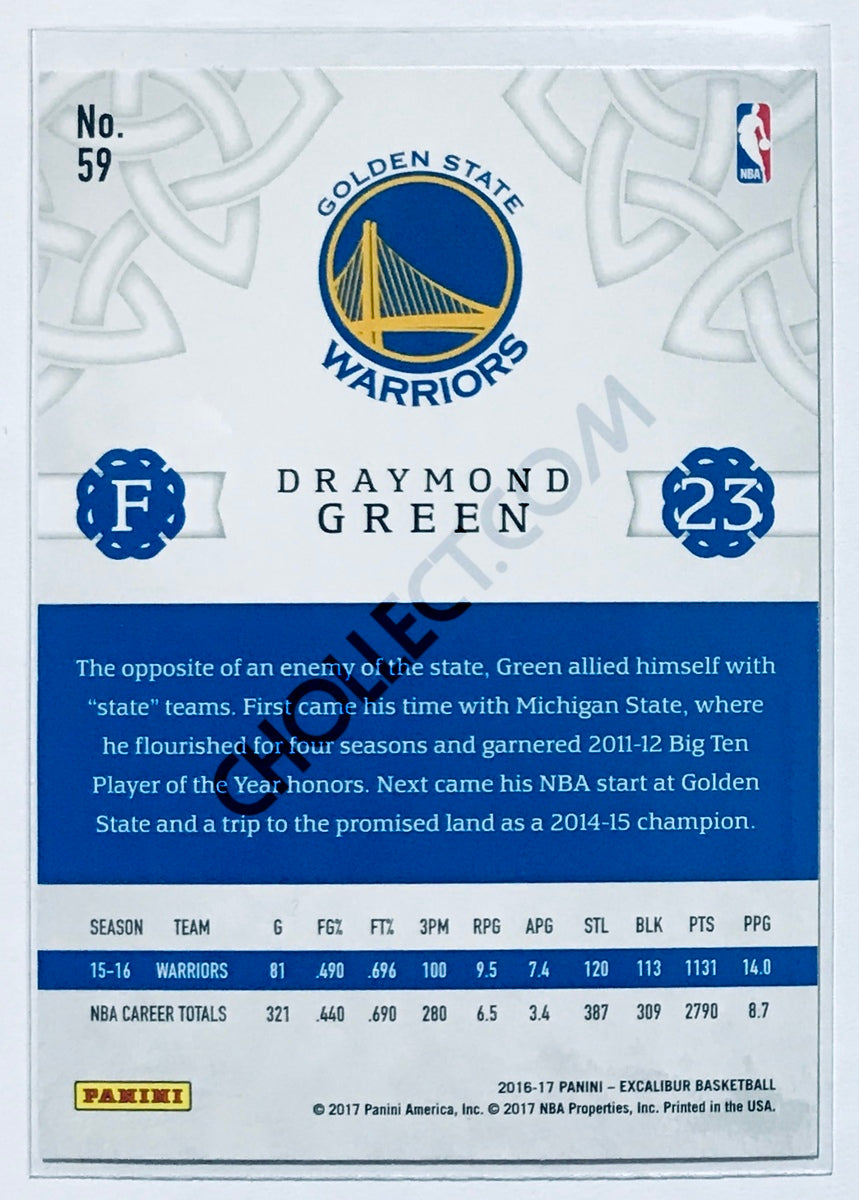 Draymond Green - Golden State Warriors 2016-17 Panini Excalibur #59