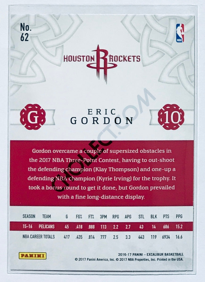 Eric Gordon - Houston Rockets 2016-17 Panini Excalibur #62