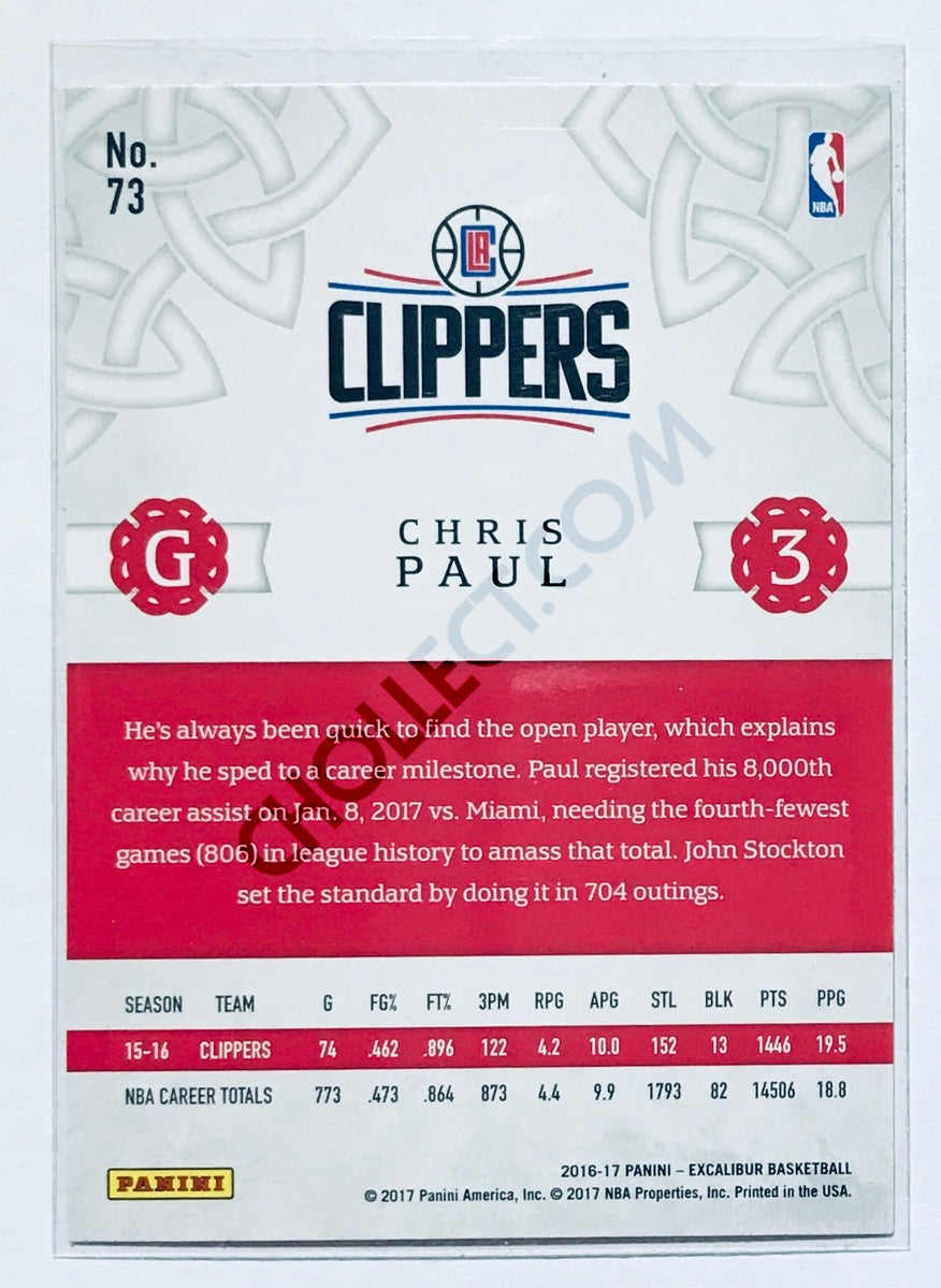 Chris Paul - Los Angeles Clippers 2016-17 Panini Excalibur #73