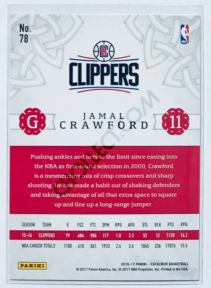 Jamal Crawford - Los Angeles Clippers 2016-17 Panini Excalibur #78