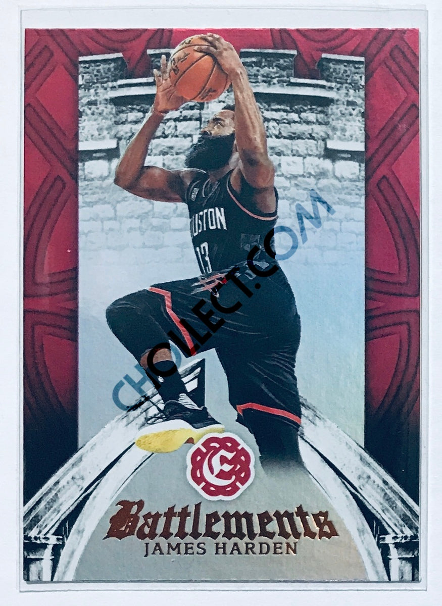 James Harden - Houston Rockets 2016-17 Panini Excalibur Battlements Insert #23
