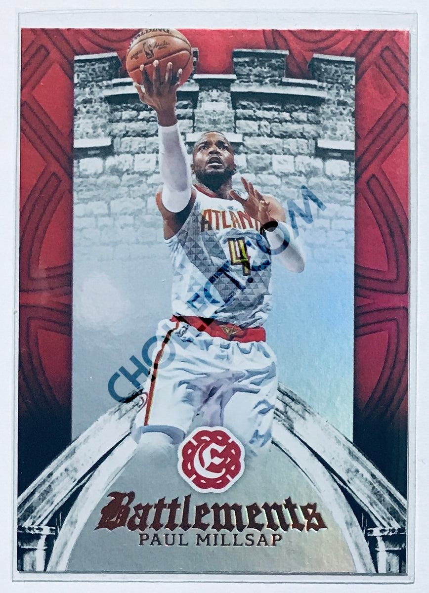 Paul Millsap - Atlanta Hawks 2016-17 Panini Excalibur Battlements Insert #26