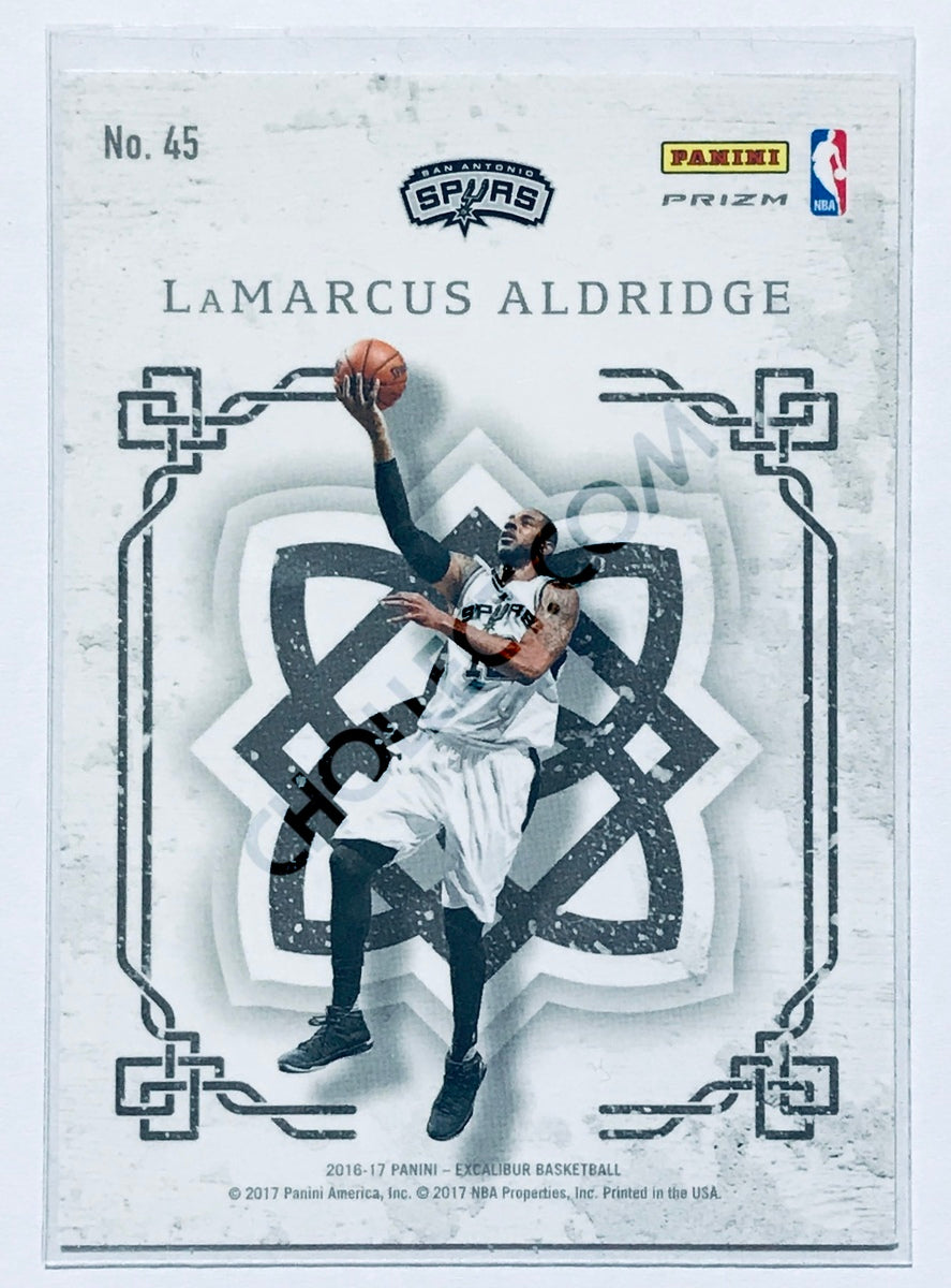 LaMarcus Aldridge - San Antonio Spurs 2016-17 Panini Excalibur Crusade Insert #45