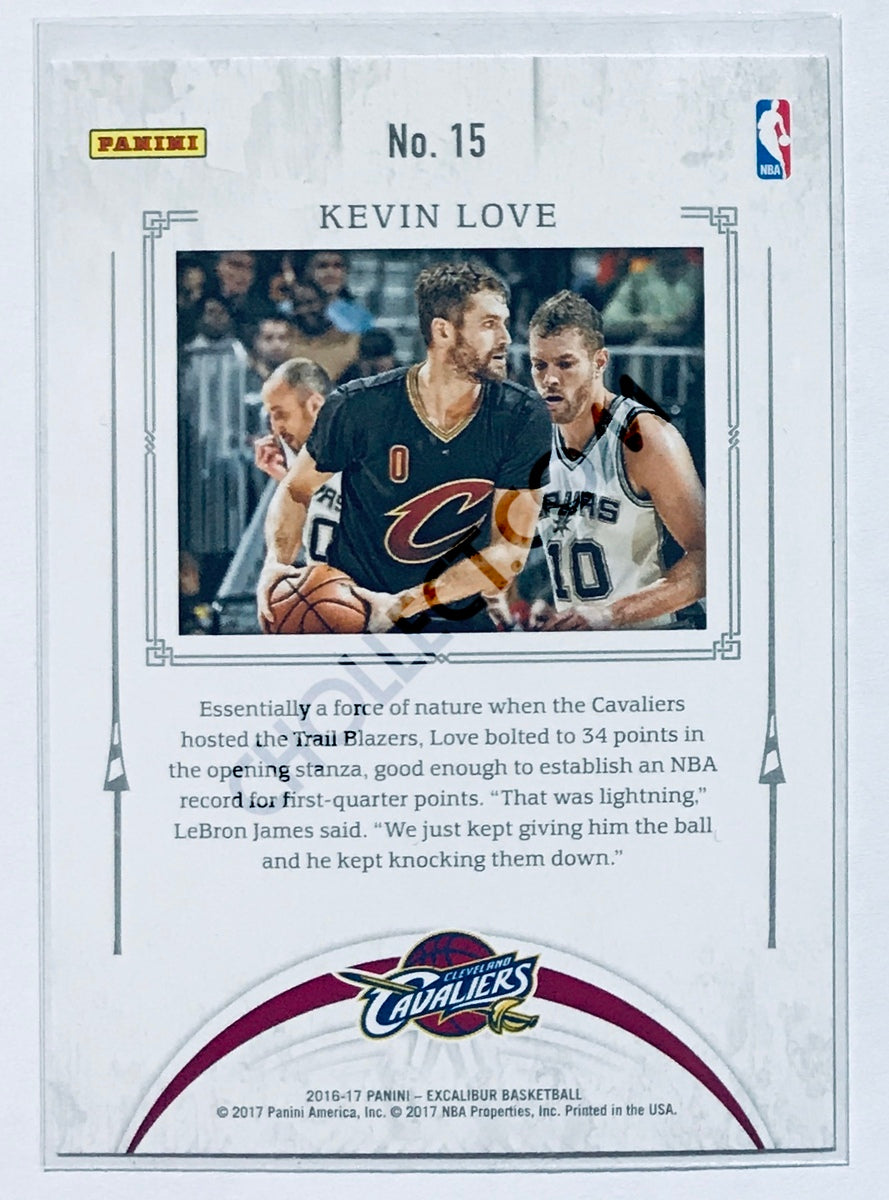 Kevin Love - Cleveland Cavaliers 2016-17 Panini Excalibur Jousting Insert #15