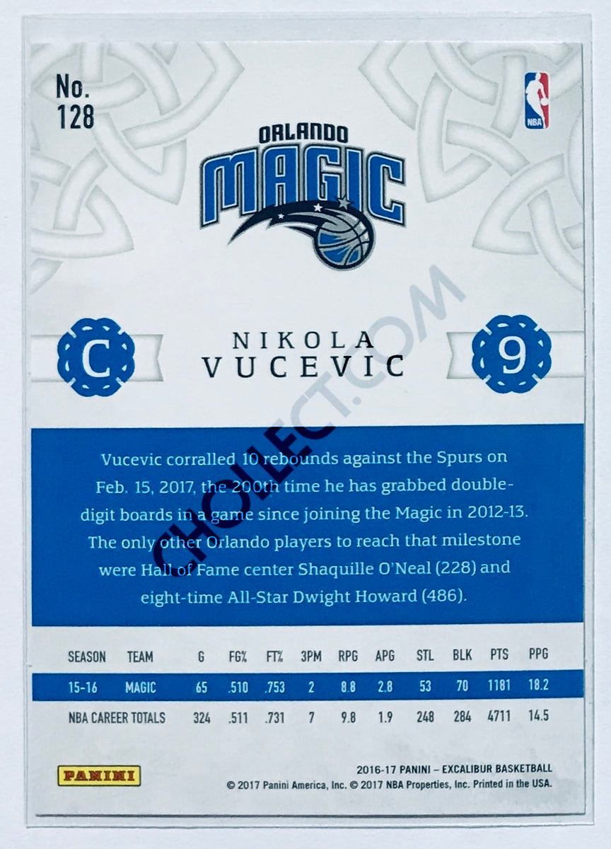 Nikola Vucevic - Orlando Magic 2016-17 Panini Excalibur Lord Parallel #128