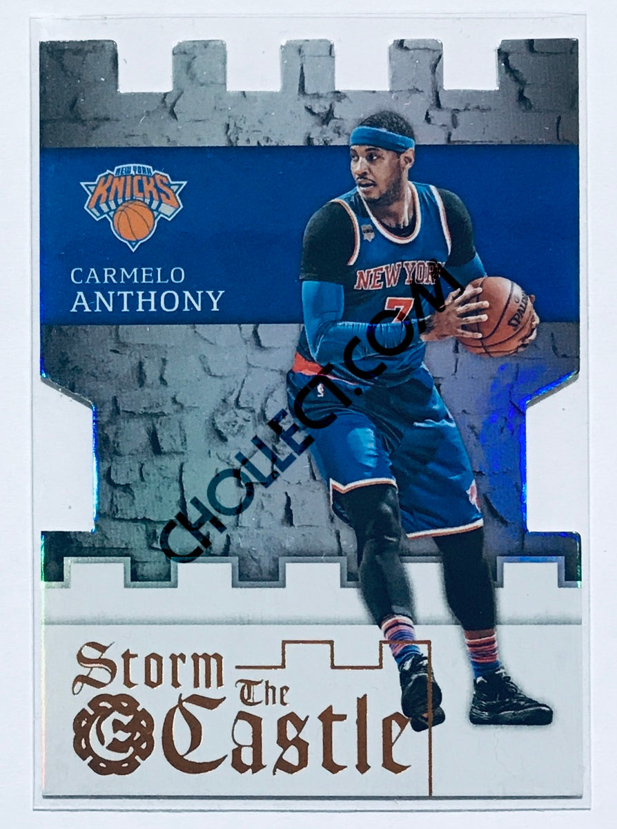 Carmelo Anthony - New York Knicks 2016-17 Panini Excalibur Storm The Castle Insert #19