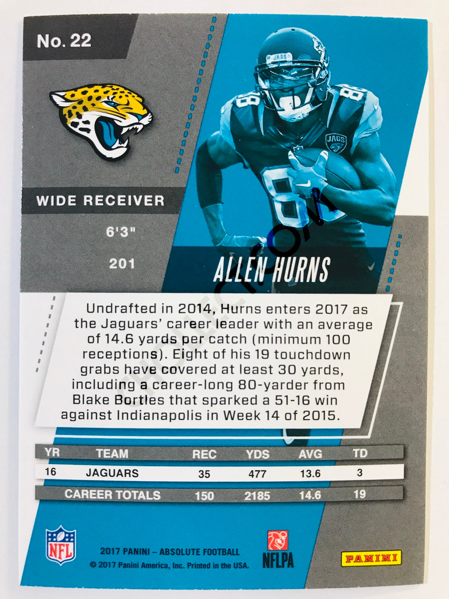 Allen Hurns - Jacksonville Jaguars 2017-18 Panini Absolute #22
