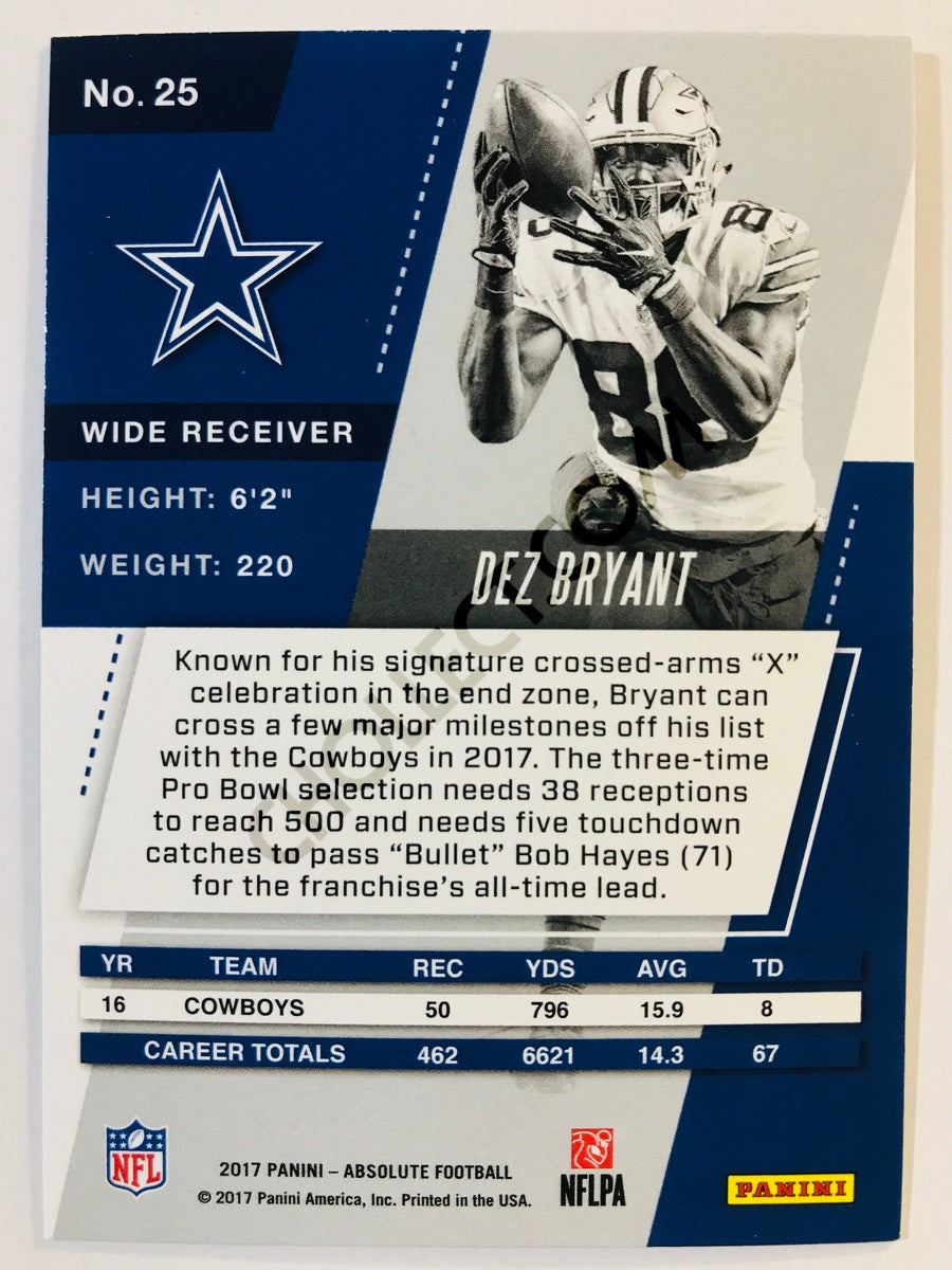 Dez Bryant - Dallas Cowboys 2017-18 Panini Absolute #25
