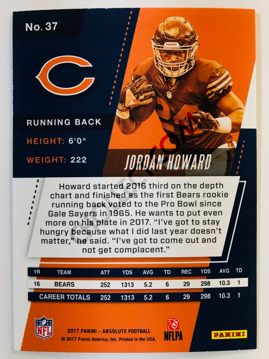 Jordan Howard - Chicago Bears 2017-18 Panini Absolute #37