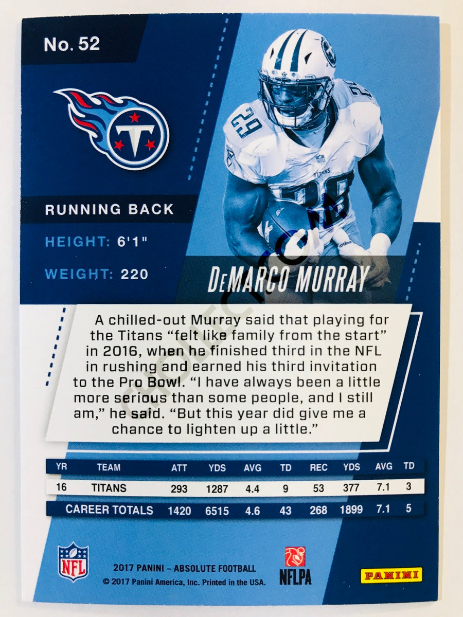 DeMarco Murray - Tennessee Titans 2017-18 Panini Absolute #52