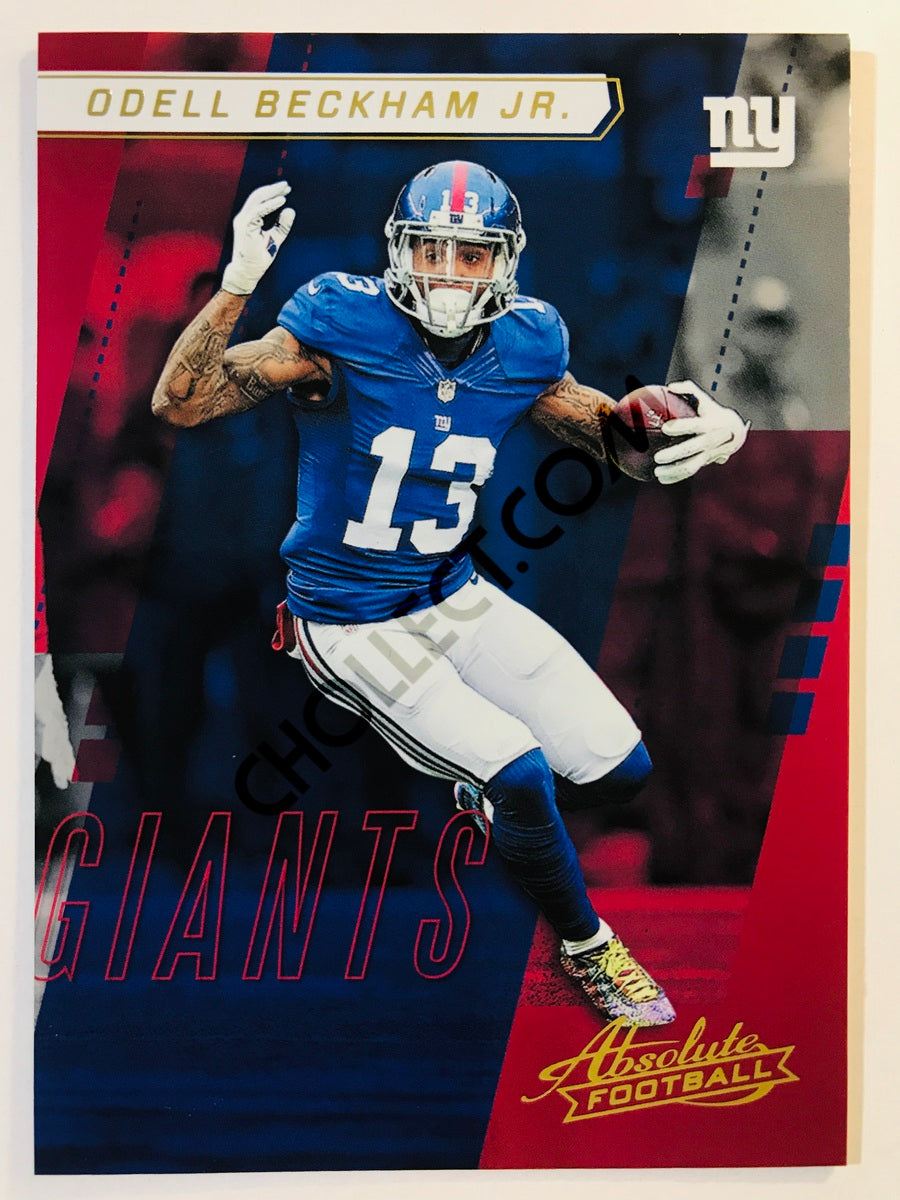 : 2016 Absolute #96 Odell Beckham Jr. NY Giants : Collectibles &  Fine Art