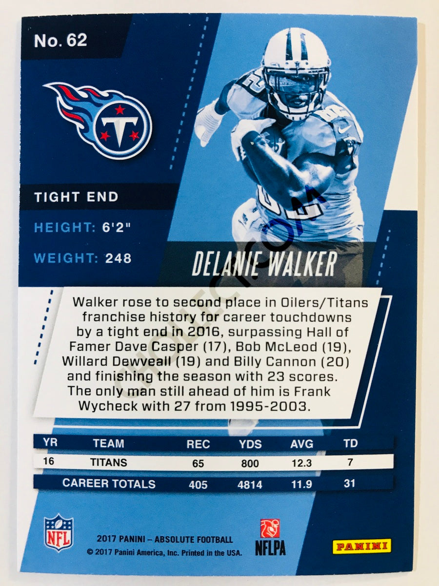 Delanie Walker - Tennessee Titans 2017-18 Panini Absolute #62