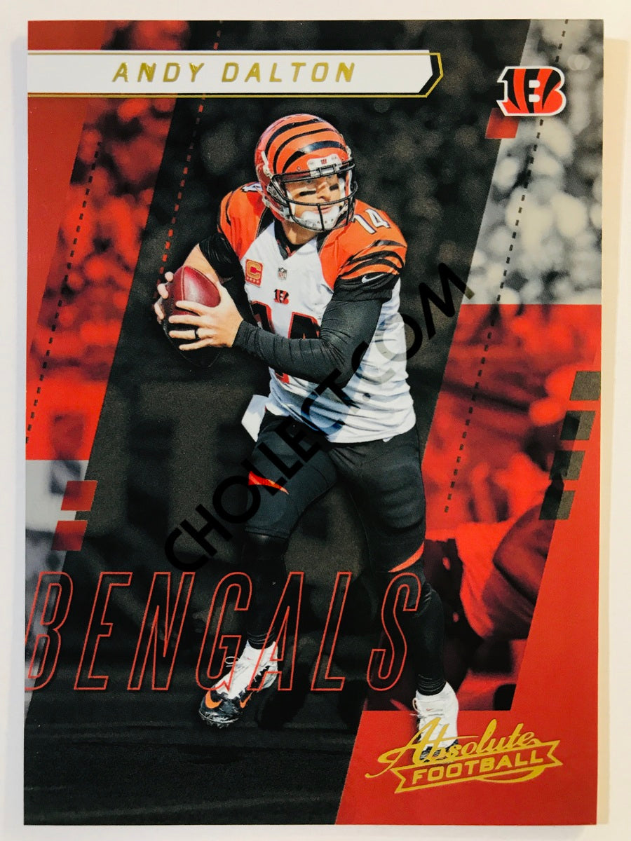 : 2018 Absolute Football #19 Andy Dalton Cincinnati Bengals  Official NFL Trading Card made by Panini : Collectibles & Fine Art