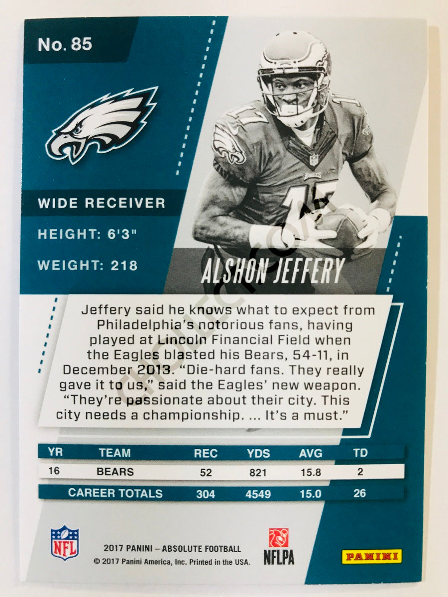 Alshon Jeffery - Philadelphia Eagles 2017-18 Panini Absolute #85