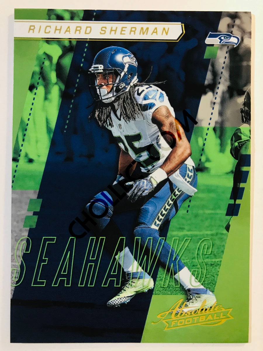 Richard Sherman football card (Seattle Seahawks Super Bowl